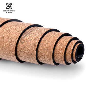 Private Label Eco Friendly Organic Natural Rubber  Cork Yoga mat  with Custom Print Mandala Sublimation Printing